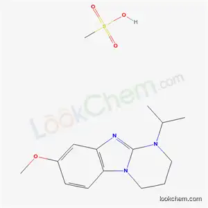 Pyrimido(1,2-a)benzimidazole, 1,2,3,4-tetrahydro-1-isopropyl-8-methoxy-, methanesulfonate