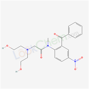 N~2~,N~2~-bis(2-hydroxyethyl)-N-methyl-N-[4-nitro-2-(phenylcarbonyl)phenyl]glycinamide