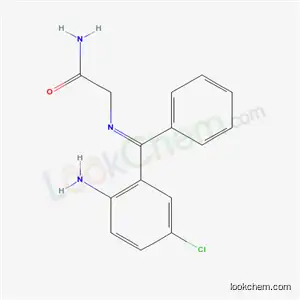 Acetamide, 2-(((2-amino-5-chlorophenyl)phenylmethylene)amino)-, (E)-