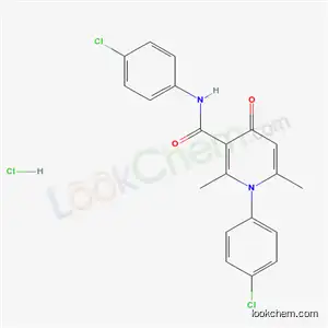 Nicotinamide, 1,4-dihydro-N,1-bis(p-chlorophenyl)-2,6-dimethyl-4-oxo-, monohydrochloride