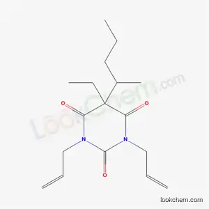 Molecular Structure of 99696-88-5 (5-ethyl-5-(1-methylbutyl)-1,3-diprop-2-en-1-ylpyrimidine-2,4,6(1H,3H,5H)-trione)