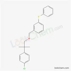 Molecular Structure of 80843-67-0 (1-((2-(4-Chlorophenyl)-2-methylpropoxy)methyl)-3-(phenylthio)benzene)