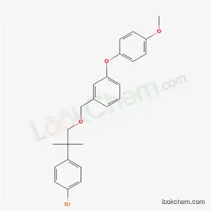 Molecular Structure of 80843-92-1 (1-{[2-(4-bromophenyl)-2-methylpropoxy]methyl}-3-(4-methoxyphenoxy)benzene)