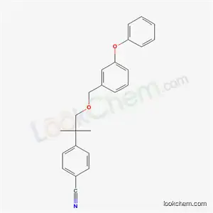 Molecular Structure of 80844-06-0 (4-{1,1-dimethyl-2-[(3-phenoxybenzyl)oxy]ethyl}benzonitrile)