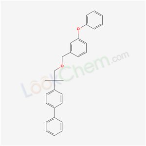 1-[[2-methyl-2-(4-phenylphenyl)propoxy]methyl]-3-phenoxy-benzene