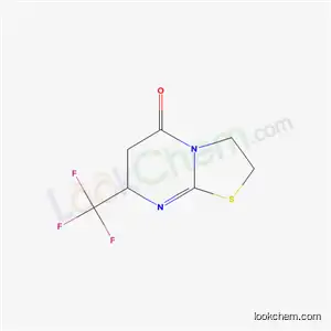 Molecular Structure of 81530-38-3 (5-Oxo-7-trifluoromethyl-2,3,6,7-tetrahydro-5H-thiazolo(3,2-a)pyrimidin e)