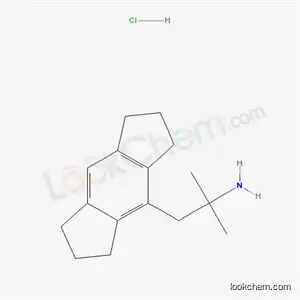 Molecular Structure of 82875-71-6 (s-Indacene-4-ethanamine, 1,2,3,5,6,7-hexahydro-alpha,alpha-dimethyl-,  hydrochloride)