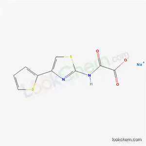 Molecular Structure of 83089-55-8 (sodium oxo[(4-thiophen-2-yl-1,3-thiazol-2-yl)amino]acetate)