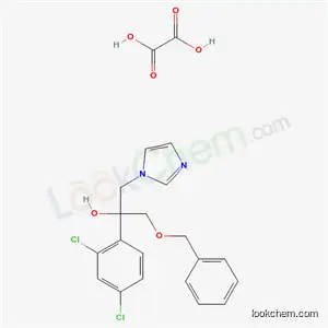 Molecular Structure of 83337-86-4 (1H-Imidazole-1-ethanol, alpha-(2,4-dichlorophenyl)-alpha-((phenylmetho xy)methyl)-, ethanedioate salt)