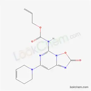 Molecular Structure of 83395-33-9 (prop-2-en-1-yl [7-(3,6-dihydropyridin-1(2H)-yl)-2-oxo-2H-[1,2,4]oxadiazolo[2,3-c]pyrimidin-5-yl]carbamate)