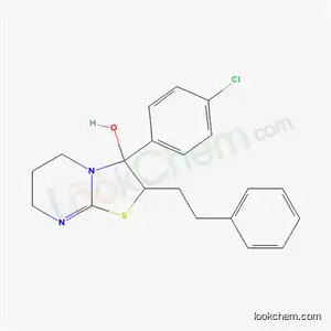 Molecular Structure of 86346-92-1 (3-(4-chlorophenyl)-2-(2-phenylethyl)-2,3,6,7-tetrahydro-5H-[1,3]thiazolo[3,2-a]pyrimidin-3-ol)