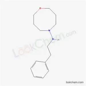 2H-1,5-Oxazocin-5(6H)-amine, tetrahydro-N-(2-phenylethyl)-