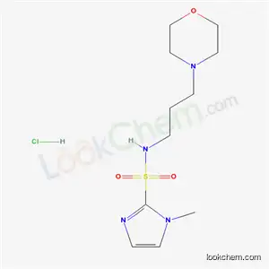 1H-Imidazole-2-sulfonamide, 1-methyl-N-(3-(4-morpholinyl)propyl)-, monohydrochloride