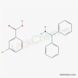Molecular Structure of 171507-26-9 (3-chlorobenzoic acid, diphenylmethanamine)