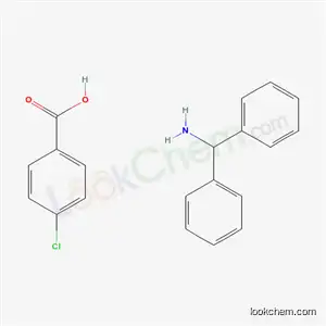 Molecular Structure of 171507-27-0 (4-chlorobenzoic acid, diphenylmethanamine)