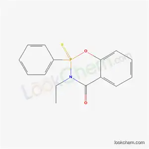 Molecular Structure of 198767-46-3 (2-Phenyl-3-ethyl-2,3-dihydro-4H-1,3,2-benzoxazaphosphorin-4-one 2-sulf ide)