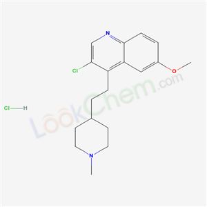 3-CHLORO-6-METHOXY-4-(2-(1-METHYL-PIPERIDIN-4-YL)ETHYL)QUINOLINE