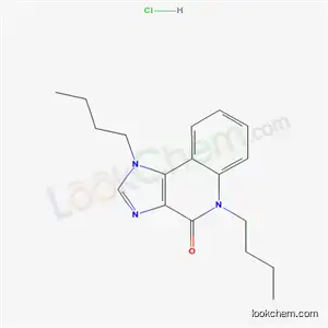 4H-Imidazo(4,5-c)quinolin-4-one, 1,5-dihydro-1,5-dibutyl-, monohydrochloride