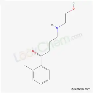 Molecular Structure of 133845-32-6 (4-[(2-hydroxyethyl)amino]-1-(2-methylphenyl)butan-1-one)