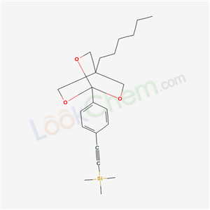 {[4-(4-hexyl-2,6,7-trioxabicyclo[2.2.2]oct-1-yl)phenyl]ethynyl}(trimethyl)silane