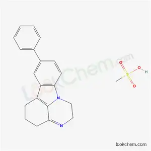 Molecular Structure of 134285-31-7 (8-phenyl-2,4,5,6-tetrahydro-1H-pyrazino[3,2,1-jk]carbazole methanesulfonate)