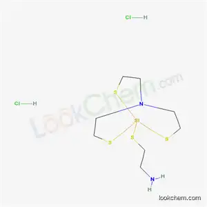 Molecular Structure of 136884-65-6 (2-(2,8,9-trithia-5-aza-1-silabicyclo[3.3.3]undec-1-ylsulfanyl)ethanamine dihydrochloride)