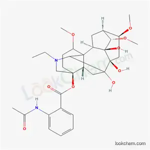 Molecular Structure of 1360-76-5 (Ranaconitine)