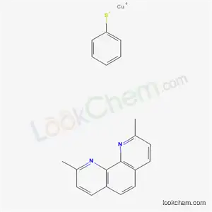 Molecular Structure of 130808-14-9 ((2,9-Dimethyl-1,10-phenanthroline)(thiophenolato)copper(I))