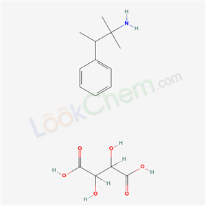 2,3-dihydroxybutanedioic acid; 2-methyl-3-phenyl-butan-2-amine