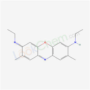 N-ethyl-7-ethylimino-2,8-dimethyl-phenoxazin-3-amine
