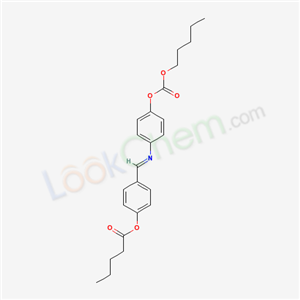 Pentanoic acid, 4-(((4-(((pentyloxy)carbonyl)oxy)phenyl)imino)methyl)phenyl ester