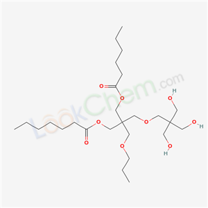 [2-(hexanoyloxymethyl)-2-[[3-hydroxy-2,2-bis(hydroxymethyl)propoxy]methyl]-3-propoxypropyl] heptanoate