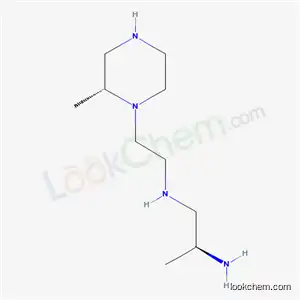 Molecular Structure of 75949-77-8 ((2S)-N~1~-{2-[(2R)-2-methylpiperazin-1-yl]ethyl}propane-1,2-diamine)