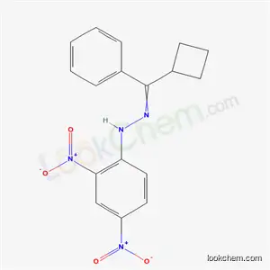 Molecular Structure of 5231-85-6 (1-[cyclobutyl(phenyl)methylidene]-2-(2,4-dinitrophenyl)hydrazine)