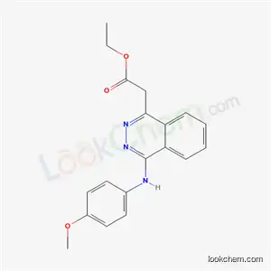 Molecular Structure of 6088-60-4 (ethyl {4-[(4-methoxyphenyl)amino]phthalazin-1-yl}acetate)