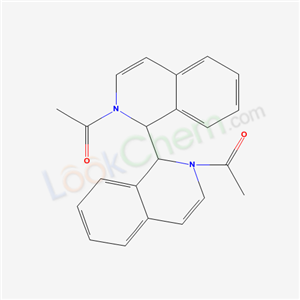 1-[1-(2-acetyl-1H-isoquinolin-1-yl)-1H-isoquinolin-2-yl]ethanone cas  53545-45-2