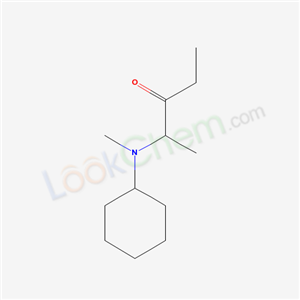 2-(cyclohexyl-methyl-amino)pentan-3-one cas  56424-50-1