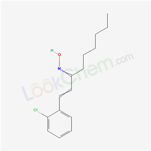 N-[1-(2-chlorophenyl)non-1-en-3-ylidene]hydroxylamine cas  69361-70-2