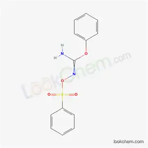 Molecular Structure of 5215-91-8 (N-(benzenesulfonyloxy)-1-phenoxy-methanimidamide)