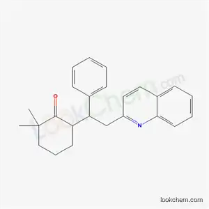 Molecular Structure of 58277-47-7 (2,2-dimethyl-6-[1-phenyl-2-(quinolin-2-yl)ethyl]cyclohexanone)