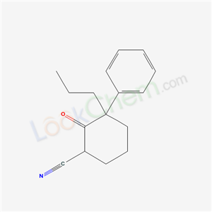 2-oxo-3-phenyl-3-propyl-cyclohexane-1-carbonitrile cas  53586-81-5