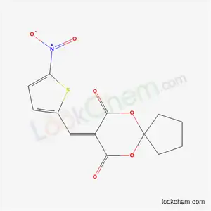 Molecular Structure of 62391-01-9 (8-[(5-nitrothiophen-2-yl)methylidene]-6,10-dioxaspiro[4.5]decane-7,9-dione)