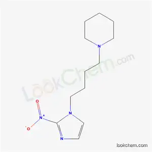 Molecular Structure of 77162-56-2 (1-[4-(2-nitro-1H-imidazol-1-yl)butyl]piperidine)
