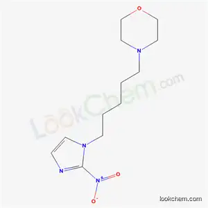Molecular Structure of 77162-61-9 (4-[5-(2-nitro-1H-imidazol-1-yl)pentyl]morpholine)