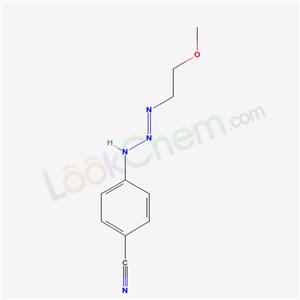 4-(2-(2-methoxyethylimino)hydrazinyl)benzonitrile cas  82647-05-0