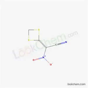 Molecular Structure of 38042-13-6 (1,3-dithietan-2-ylidene(nitro)acetonitrile)