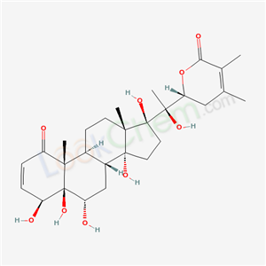 (6R)-6-[(1S)-1-hydroxy-1-[(4S,5S,6S,8R,9S,10R,13R,14R,17S)-4,5,6,14,17-pentahydroxy-10,13-dimethyl-1-oxo-6,7,8,9,11,12,15,16-octahydro-4H-cyclopenta[a]phenanthren-17-yl]ethyl]-3,4-dimethyl-5,6-dihydro