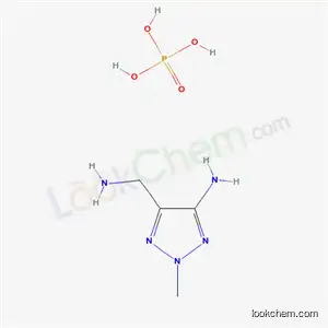 Molecular Structure of 50533-66-9 (5-(aminomethyl)-2-methyl-2H-1,2,3-triazol-4-amine phosphate (1:1))