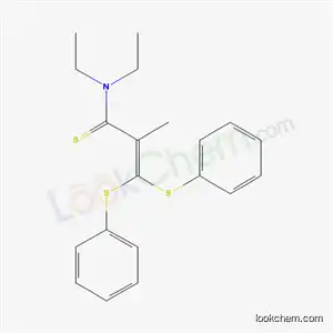 Molecular Structure of 80438-79-5 (N,N-diethyl-2-methyl-3,3-bis(phenylsulfanyl)prop-2-enethioamide)