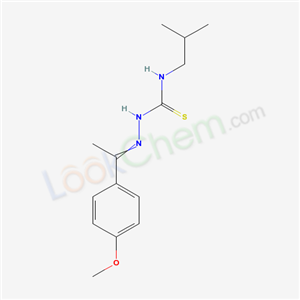 1-[1-(4-methoxyphenyl)ethylideneamino]-3-(2-methylpropyl)thiourea cas  6622-89-5